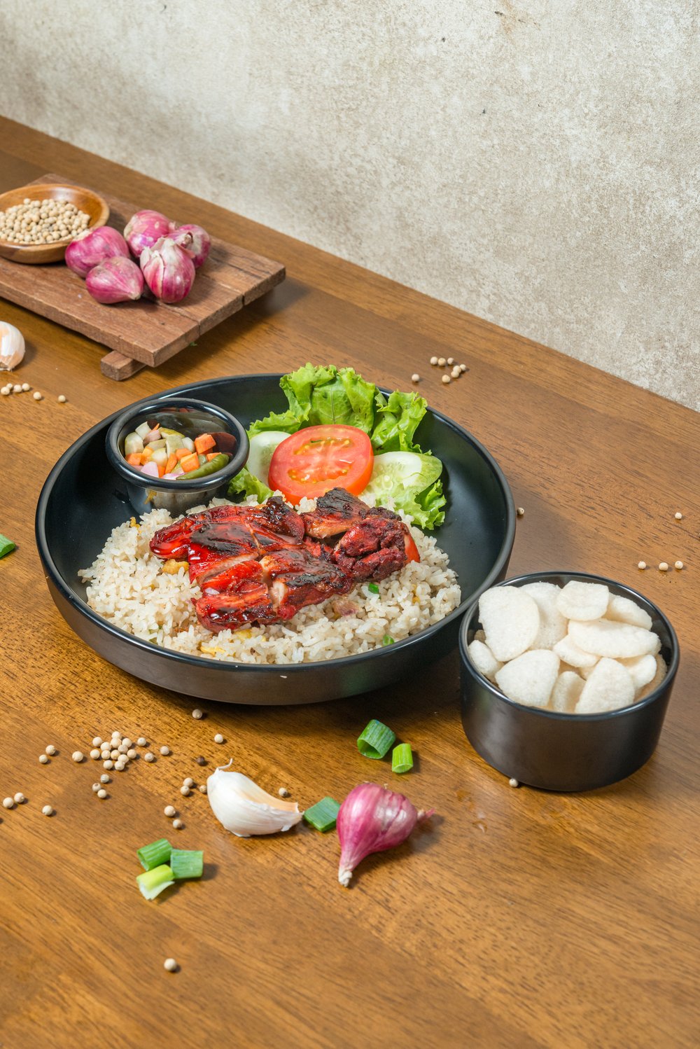Nasi goreng charsiu